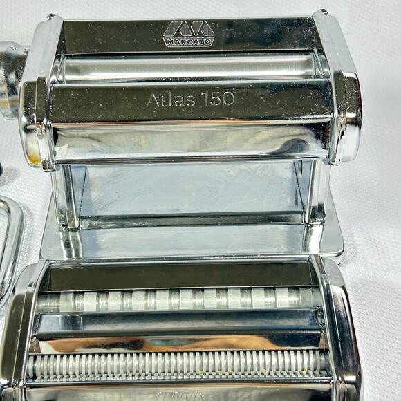 Marcato Atlas 150 Manual Pasta Maker Machine for Lasagna Fettuccine Tagliolini - Picture 3 of 10